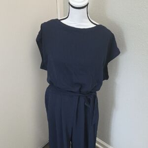 Eliza J Dark Blue Women's Jumpsuit